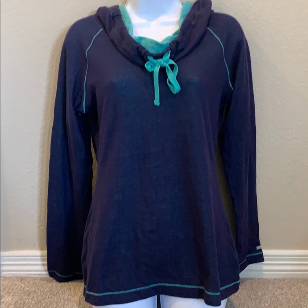 Columbia cowl neck hooded pullover